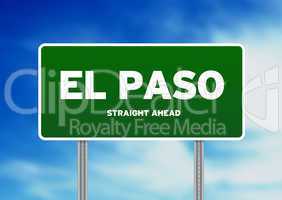 El Paso, Texas Highway Sign