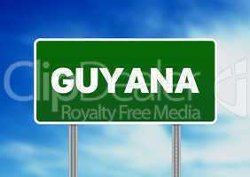 Guyana Highway Sign