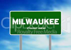 Milwaukee, Wisconsin Highway Sign