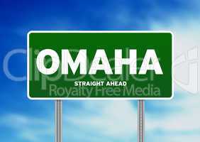 Omaha, Nebraska Highway Sign