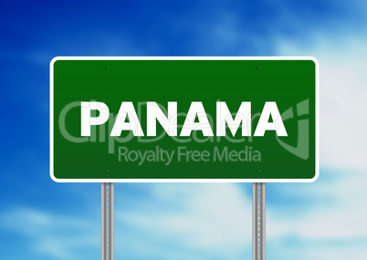 Panama Highway Sign