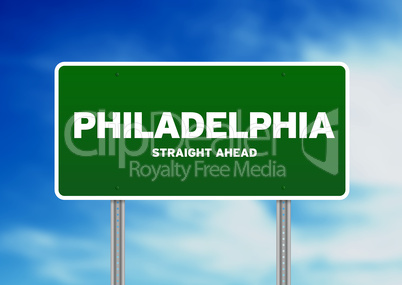 Philadelphia Highway Sign