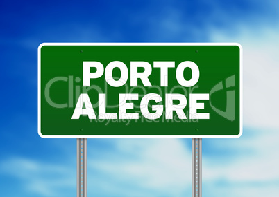 Porto Alegre Highway Sign