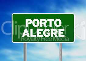 Porto Alegre Highway Sign