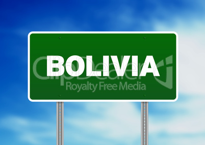 Bolivia Highway Sign