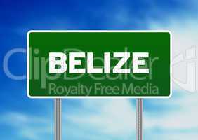 Belize Highway Sign