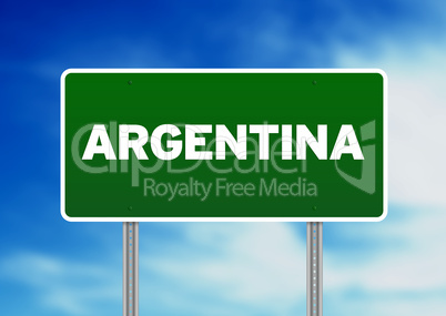 Argentina Highway Sign