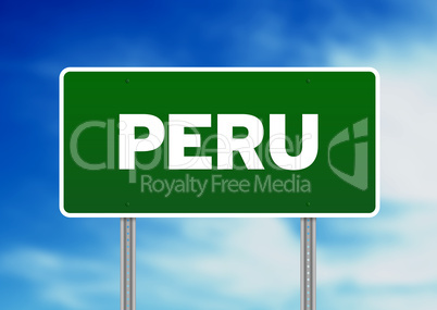 Peru Highway Sign