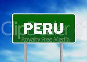 Peru Highway Sign