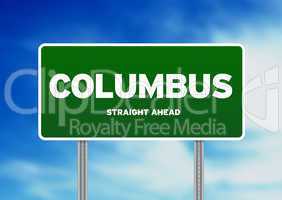 Columbus Highway Sign