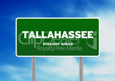 Tallahassee, Florida Highway Sign