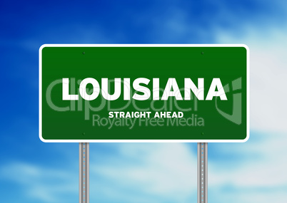 Louisiana Highway Sign