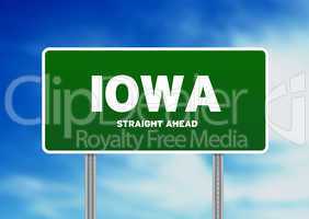 Iowa Highway Sign