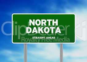 North Dakota Highway  Sign