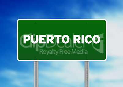 Puerto Rico Highway  Sign