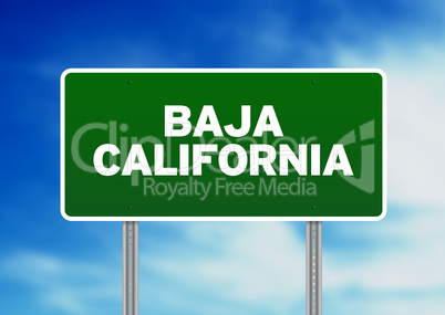Baja California Highway Sign