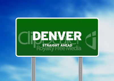 Denver Highway Sign