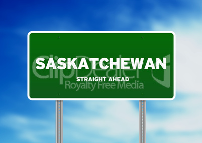 Saskatchewan Highway  Sign