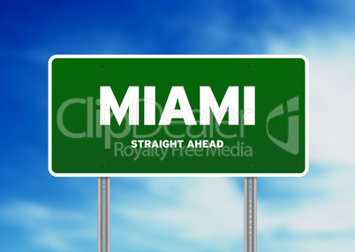 Miami Highway  Sign