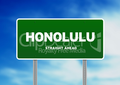 Honolulu Highway  Sign