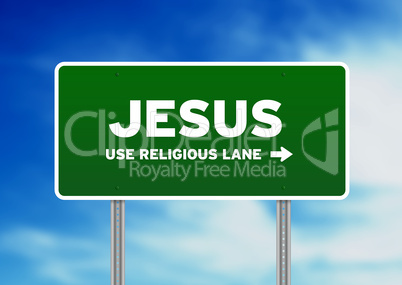 Jesus Highway Sign