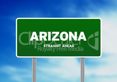 Arizona Green Highway  Sign