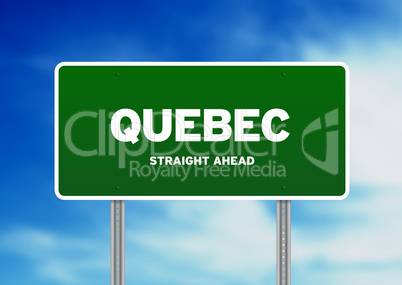 Quebec Highway  Sign
