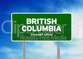 British Columbia Highway Sign