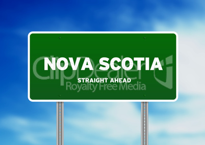 Nova Scotia Highway Sign