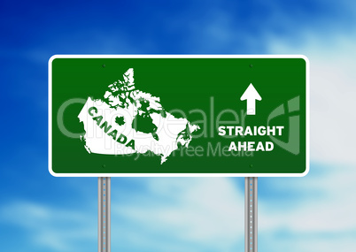 Canada Highway Sign