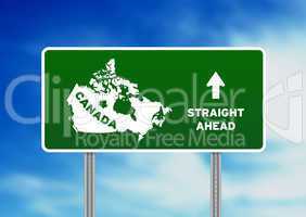 Canada Highway Sign