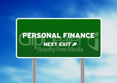 Personal Finance Highway Sign