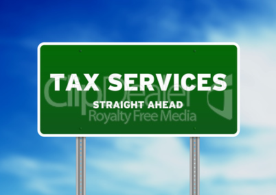 Tax Services Highway Sign