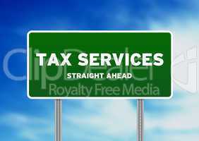 Tax Services Highway Sign