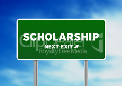 Scholarship Street Sign