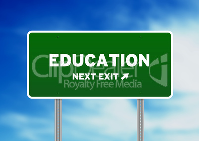 Education Street Sign