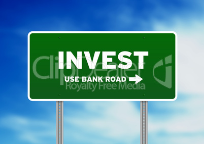 Invest Street Sign