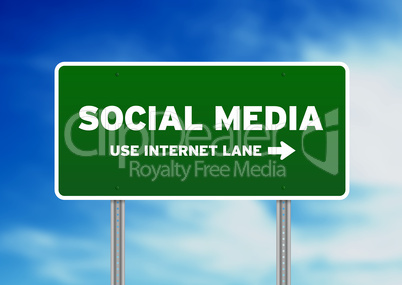 Social Media Street Sign