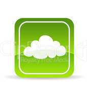 Green Cloud Computing Icon