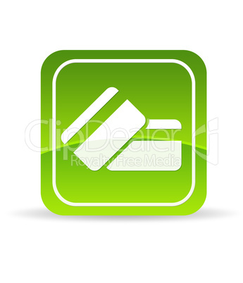 Green Credit Debit Card Icon