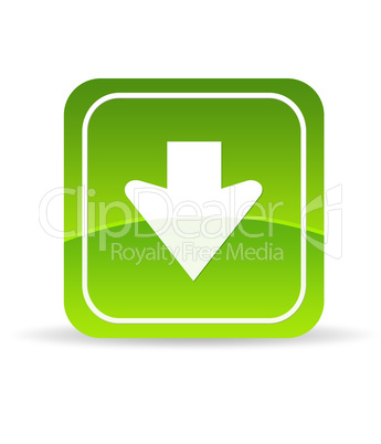 Green Download Icon