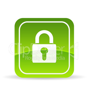 Green Lock Icon