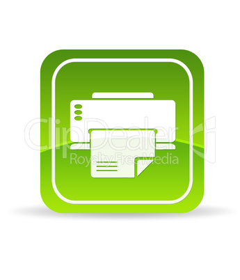 Green Printer Icon