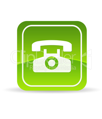 Green telephone Icon