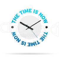 The Time is Now Clock