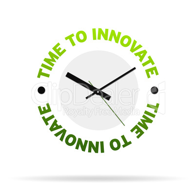 Time to innovate Clock