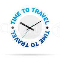 Time To Travel Clock