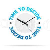 Time To Decide Clock