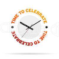 Time To Celebrate Clock