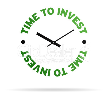 Time To Invest Clock